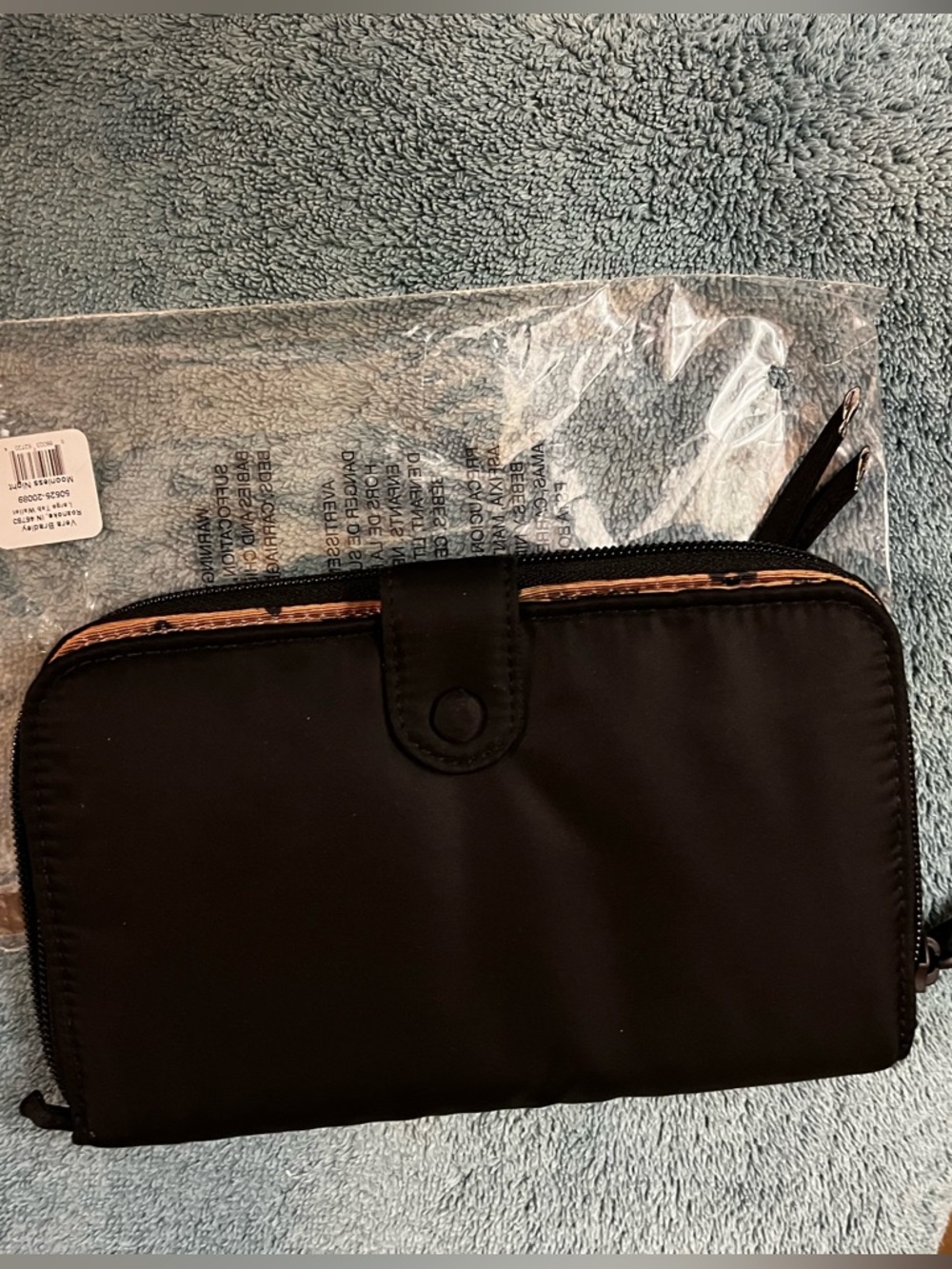 Vera Bradley large tab Wallet . Moonless night